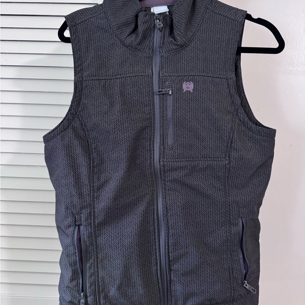 Cinch Concealed Carry Purple Quilted Vest with Logo Tag